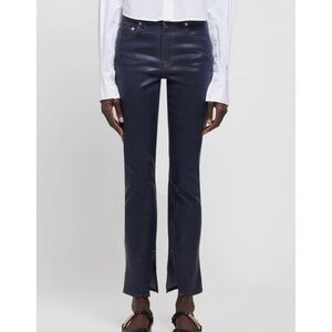 The Rae Denim in Coated Indigo, Size 29